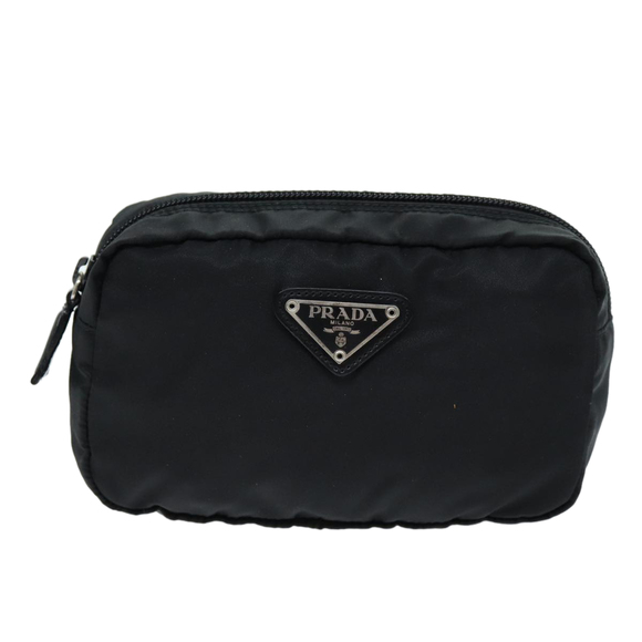 PRADA Pouch Nylon Black Auth bs14370 - Picture 13 of 16